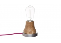 Lumica Lamp: Wood and Aluminium