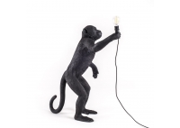Monkey Lamp Black - standing