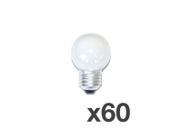 Set of 60 lightbulbs for festoon lights