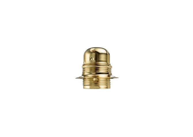 Brass Loft Lamp Holder with Collar
