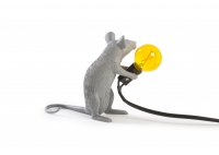 Sitting Mouse Grey - Table Lamp