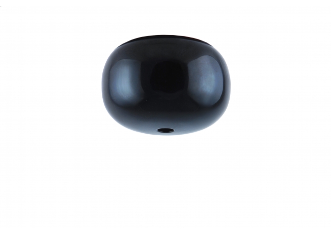 Glossy Black dome canopy